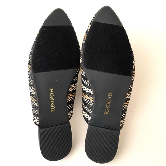 RESTRICTED Woven Mules Black Multi 9M - Picture 9 of 10